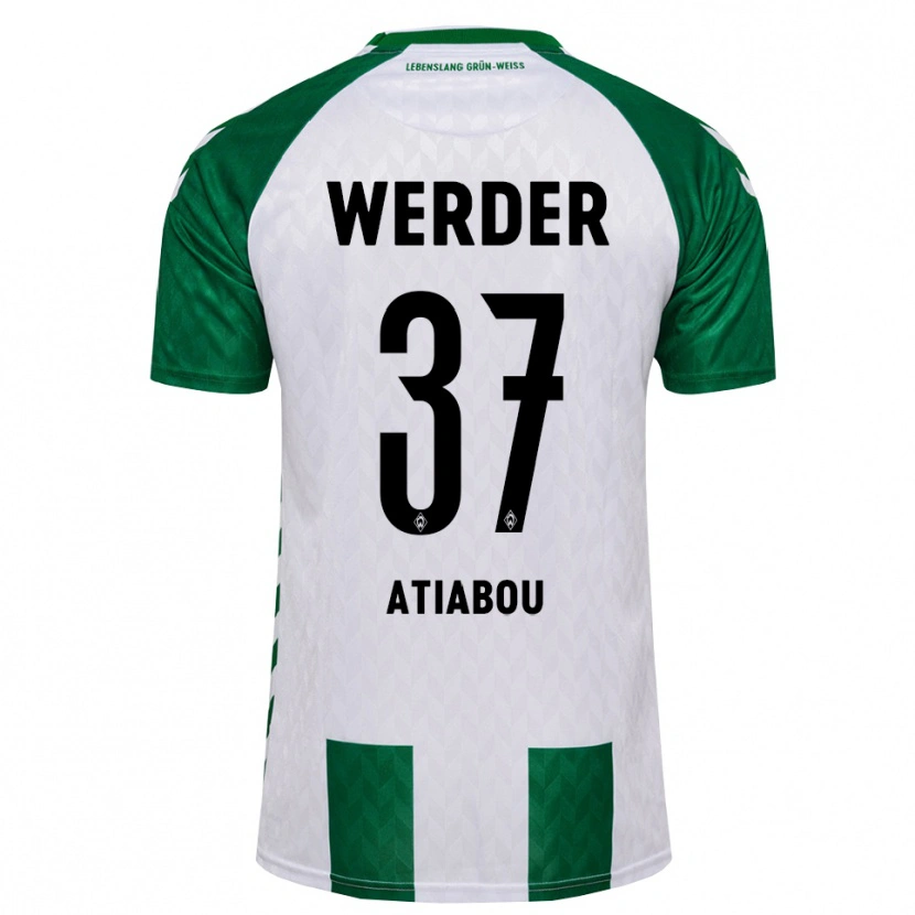 Danxen Men Benjamin Atiabou #37 Green White Home Jersey 2026/27 T-Shirt
