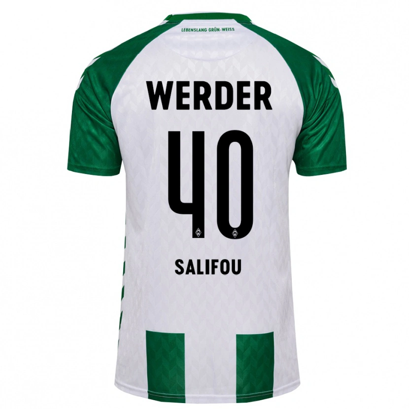 Danxen Men Dikeni Salifou #40 Green White Home Jersey 2026/27 T-Shirt