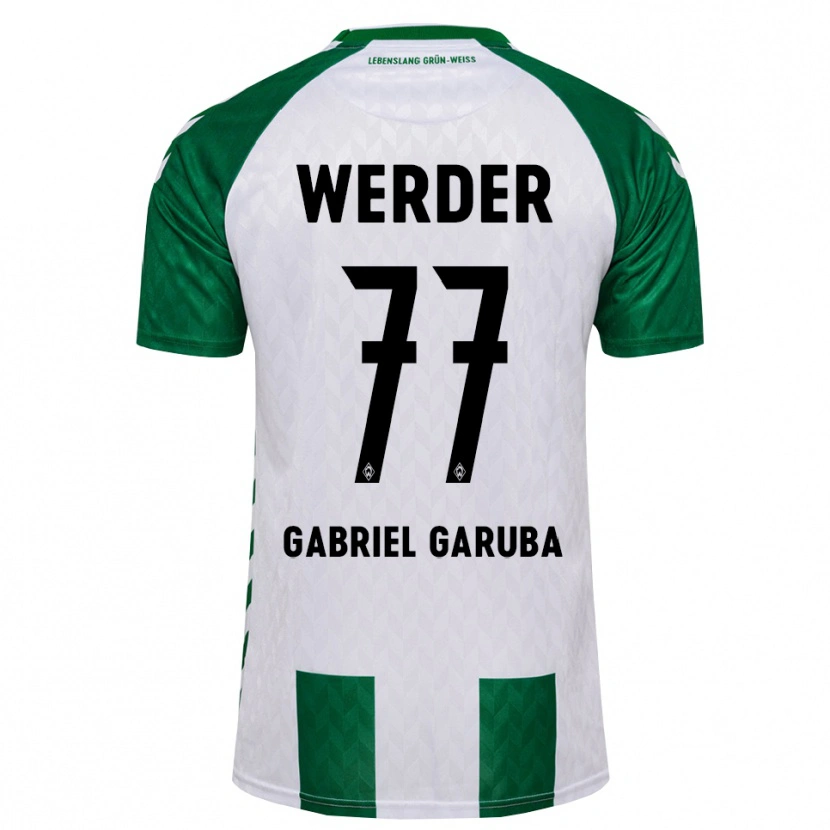 Danxen Men Najib Gabriel Garuba #77 Green White Home Jersey 2026/27 T-Shirt