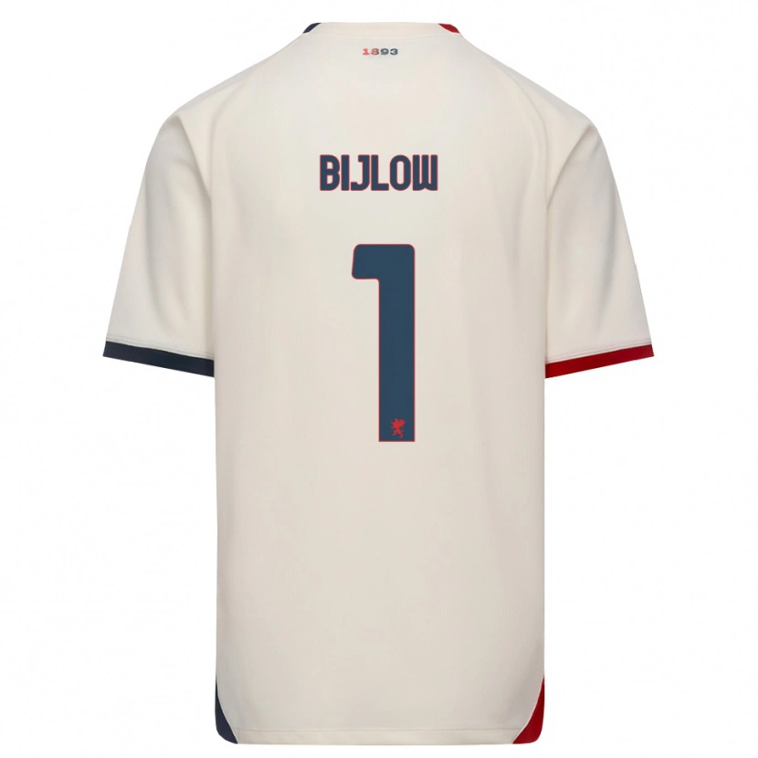 Danxen Men Justin Bijlow #1 Off-White Red Away Jersey 2026/27 T-Shirt