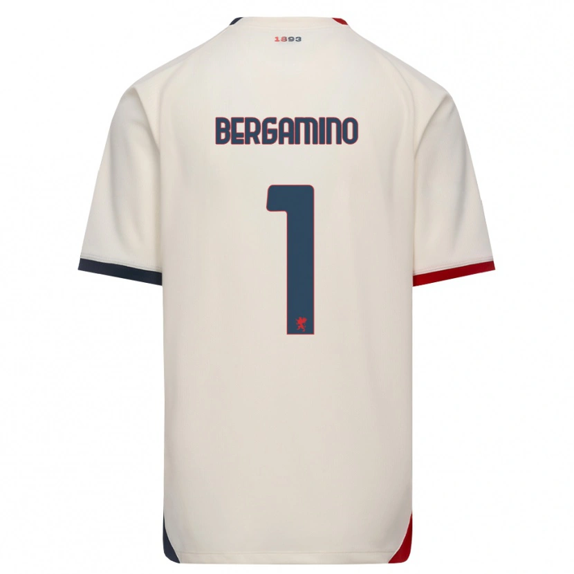 Danxen Men Giovanni Bergamino #1 Off-White Red Away Jersey 2026/27 T-Shirt