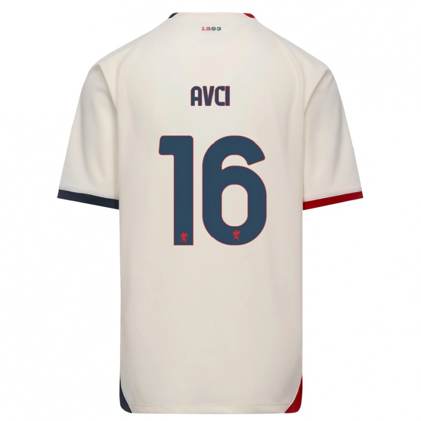 Danxen Men Bora Avci #16 Off-White Red Away Jersey 2026/27 T-Shirt