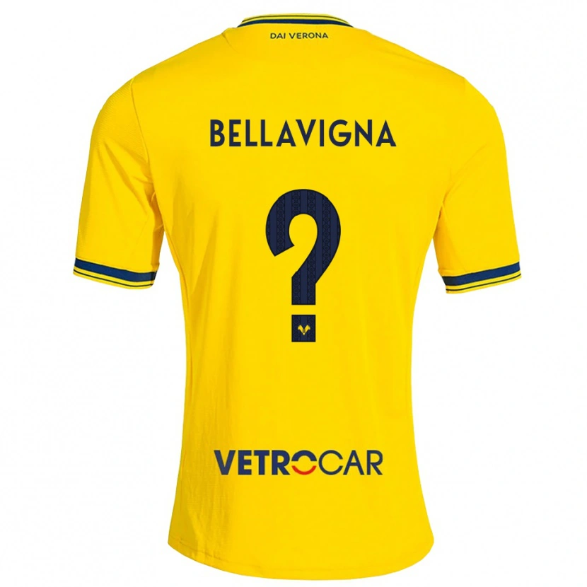 Danxen Men Marco Bellavigna #0 Yellow Red Away Jersey 2026/27 T-Shirt