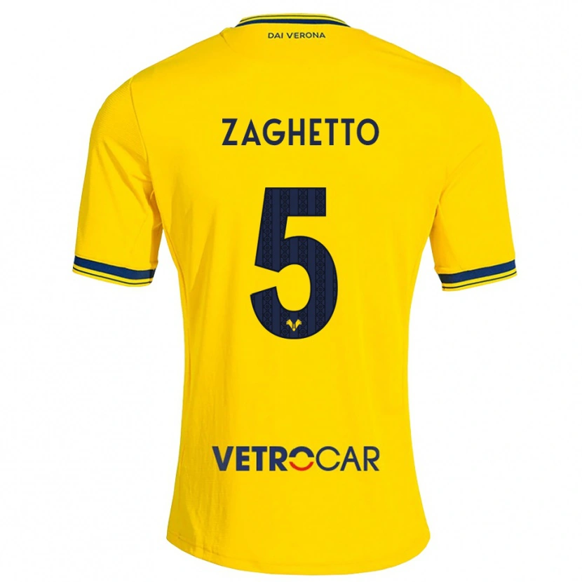 Danxen Men Habib Zaghetto #5 Yellow Red Away Jersey 2026/27 T-Shirt