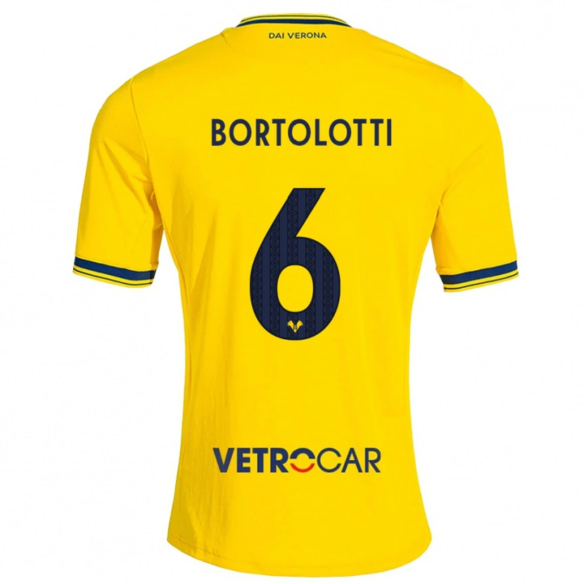 Danxen Men Marco Bortolotti #6 Yellow Red Away Jersey 2026/27 T-Shirt