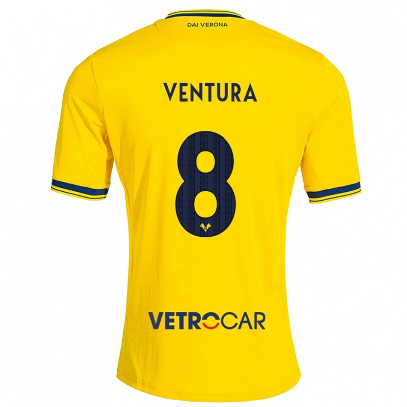Danxen Men Ciro Ventura #8 Yellow Red Away Jersey 2026/27 T-Shirt