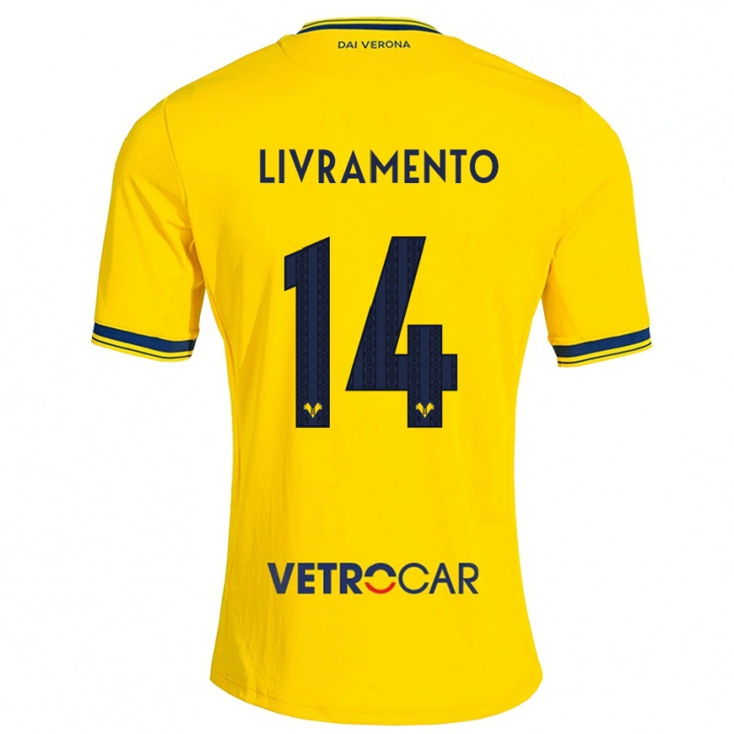 Danxen Men Dailon Livramento #14 Yellow Red Away Jersey 2026/27 T-Shirt