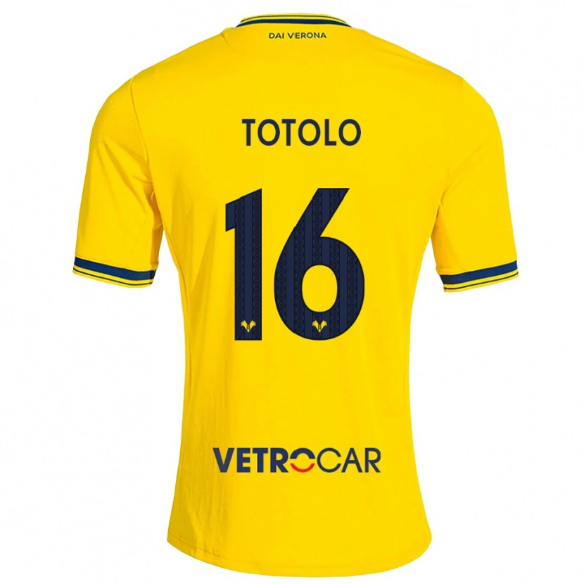 Danxen Men Maddalena Totolo #16 Yellow Red Away Jersey 2026/27 T-Shirt