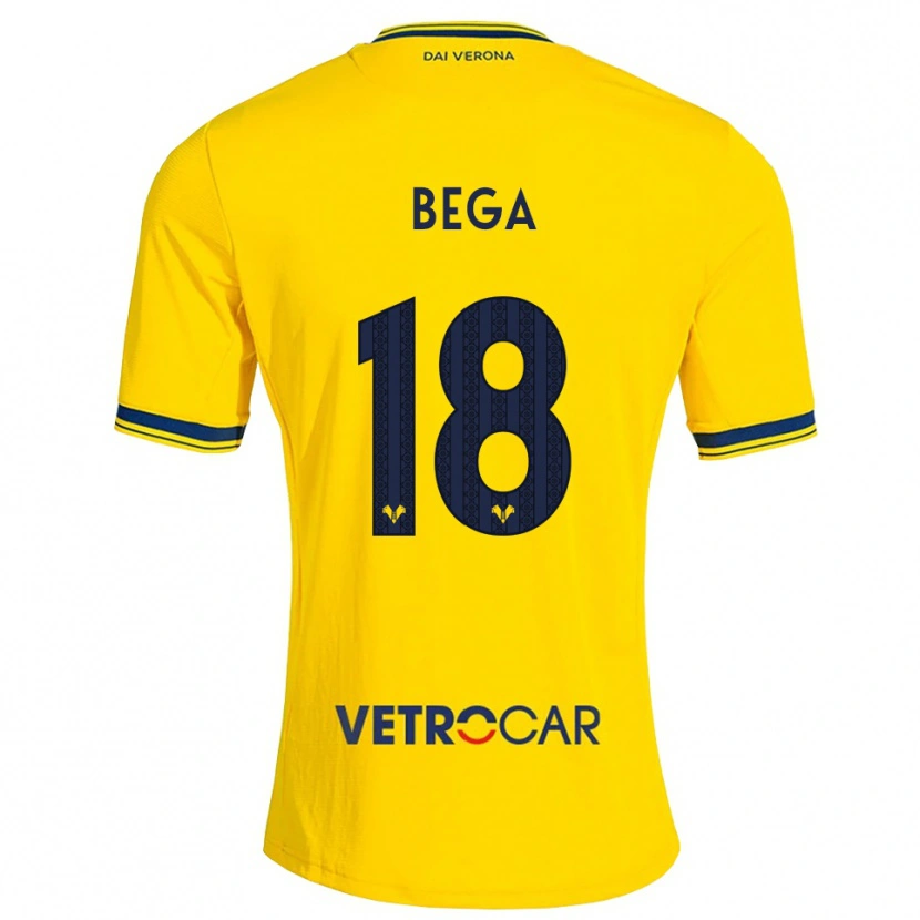 Danxen Men Leorat Bega #18 Yellow Red Away Jersey 2026/27 T-Shirt