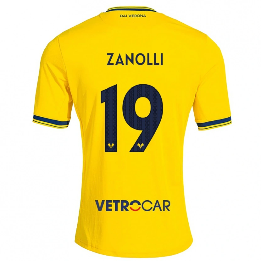 Danxen Men Michael Zanolli #19 Yellow Red Away Jersey 2026/27 T-Shirt
