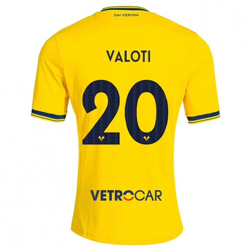 Danxen Men Alessandro Valoti #20 Yellow Red Away Jersey 2026/27 T-Shirt
