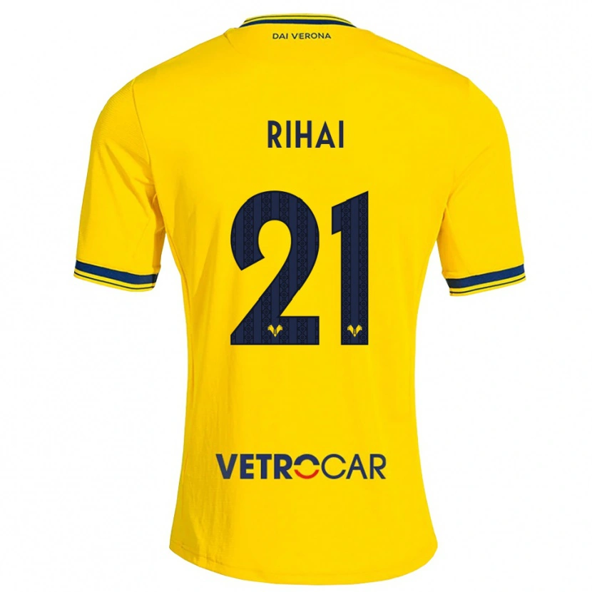 Danxen Men Aiman Rihai #21 Yellow Red Away Jersey 2026/27 T-Shirt