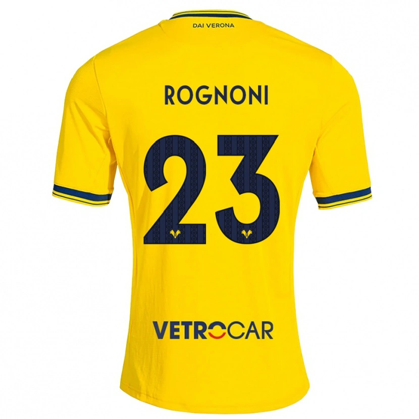 Danxen Men Alessia Rognoni #23 Yellow Red Away Jersey 2026/27 T-Shirt