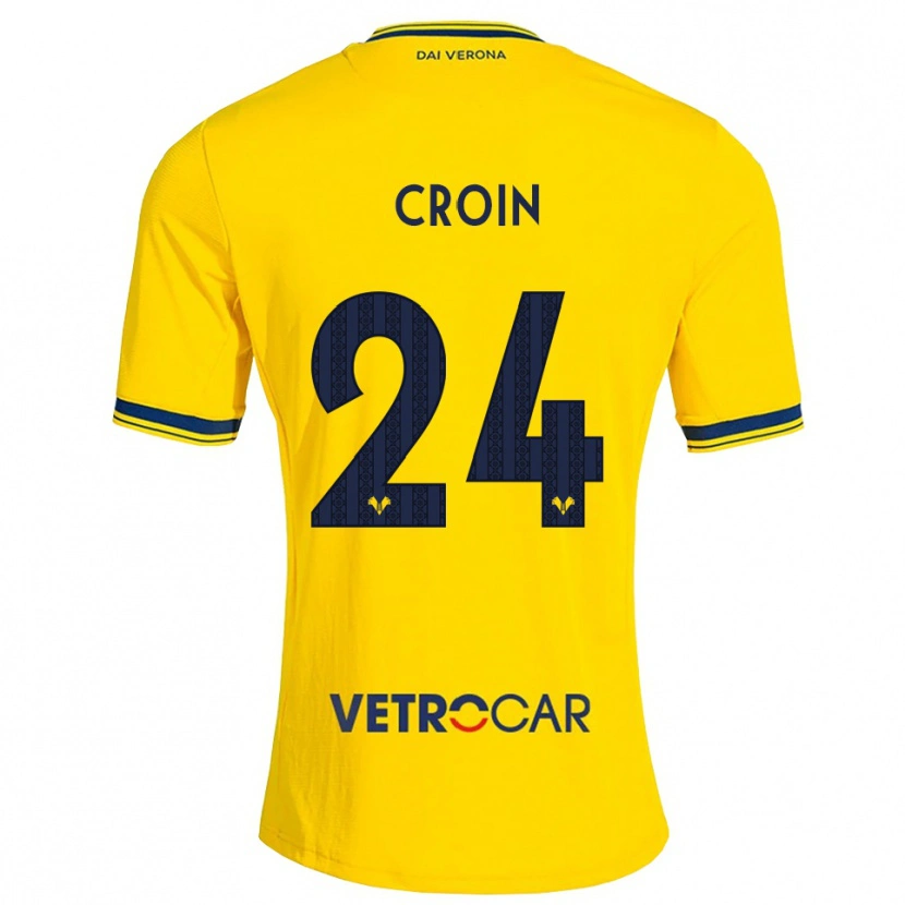 Danxen Men Nicole Croin #24 Yellow Red Away Jersey 2026/27 T-Shirt
