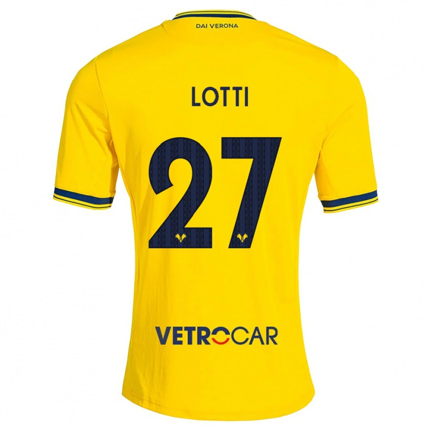 Danxen Men Irene Lotti #27 Yellow Red Away Jersey 2026/27 T-Shirt