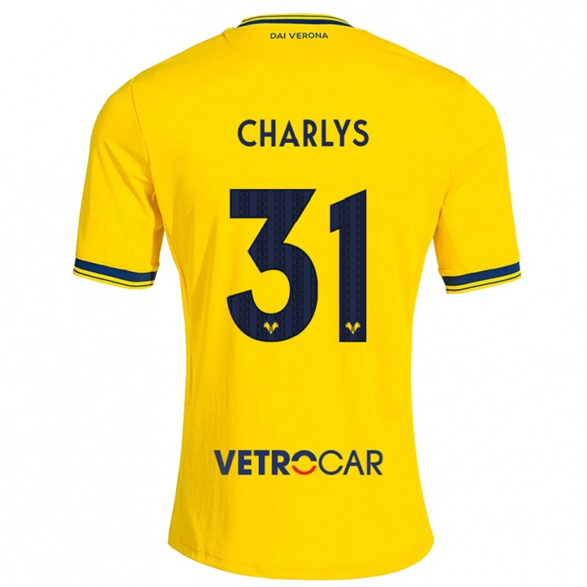 Danxen Men Charlys Matheus Lima Pontes #31 Yellow Red Away Jersey 2026/27 T-Shirt