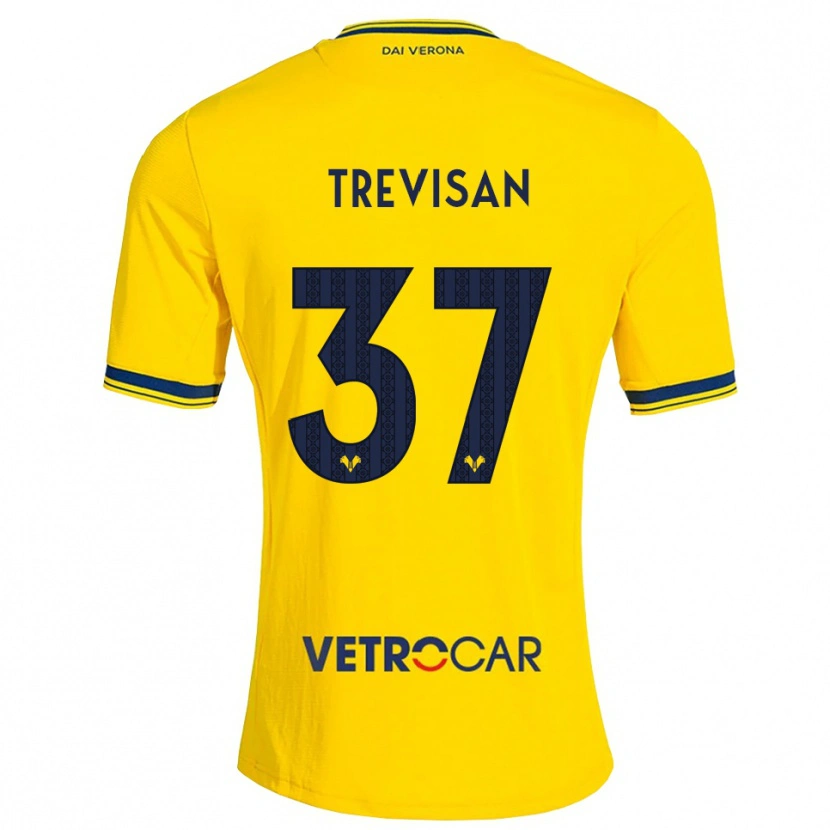 Danxen Men Michael Trevisan #37 Yellow Red Away Jersey 2026/27 T-Shirt