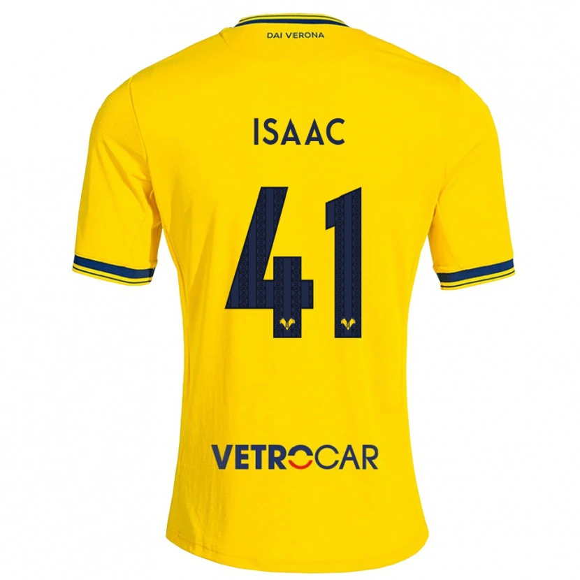 Danxen Men Isaac Aguiar Tomich #41 Yellow Red Away Jersey 2026/27 T-Shirt