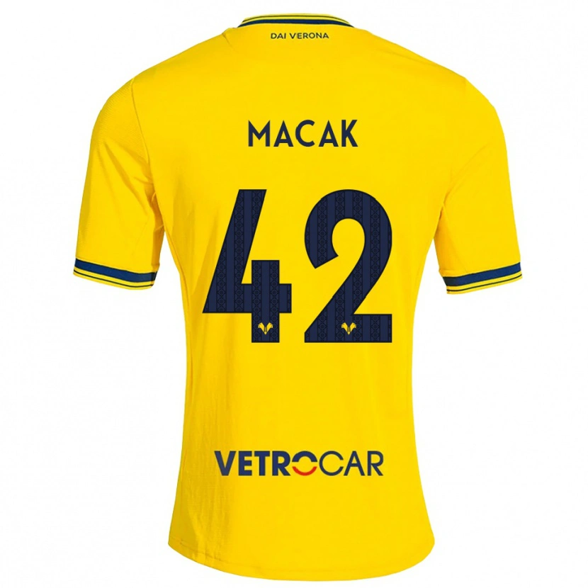 Danxen Men Tian Macak #42 Yellow Red Away Jersey 2026/27 T-Shirt