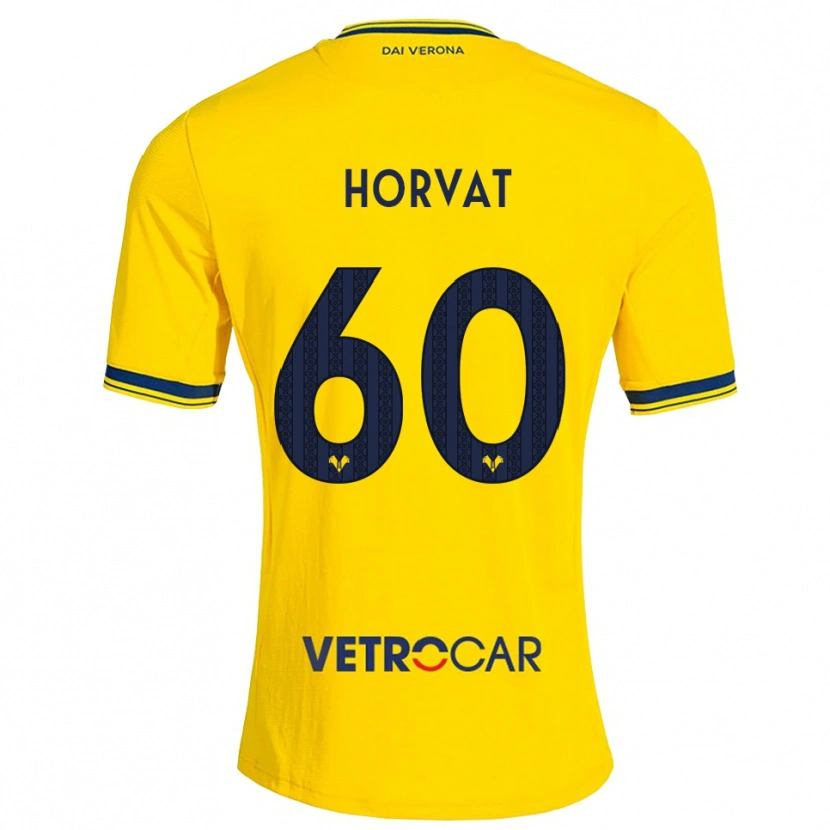Danxen Men Mihaela Horvat #60 Yellow Red Away Jersey 2026/27 T-Shirt
