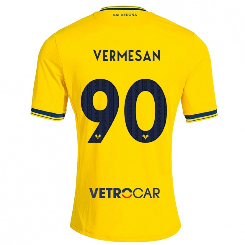 Danxen Men Ioan Vermeșan #90 Yellow Red Away Jersey 2026/27 T-Shirt