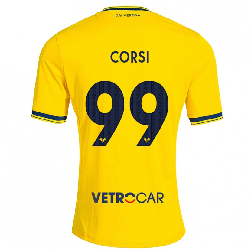 Danxen Men Sara Corsi #99 Yellow Red Away Jersey 2026/27 T-Shirt