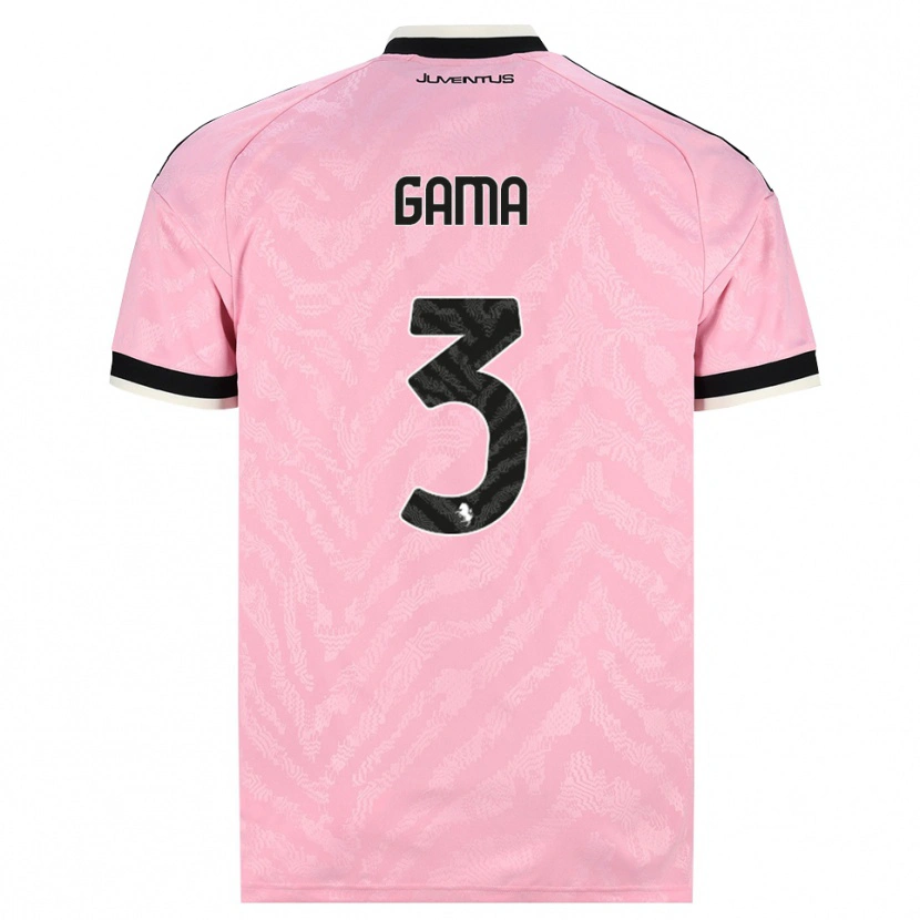 Danxen Men Sara Gama #3 Pink Black Away Jersey 2026/27 T-Shirt