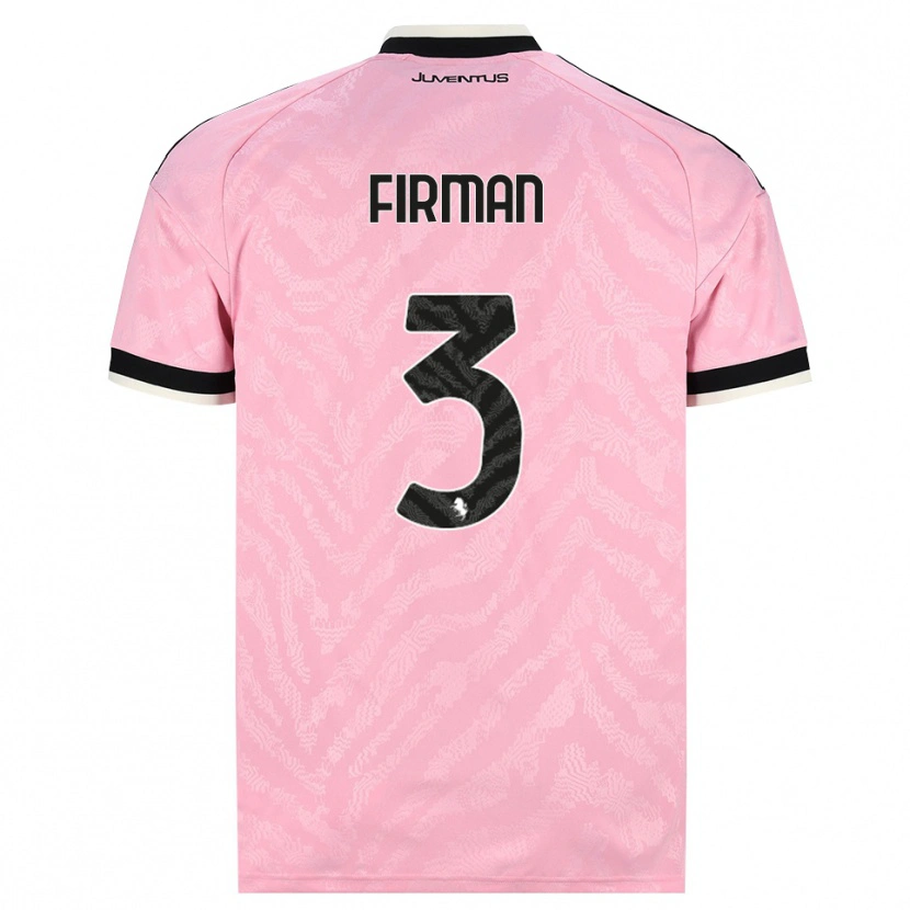 Danxen Men Andriy Firman #3 Pink Black Away Jersey 2026/27 T-Shirt