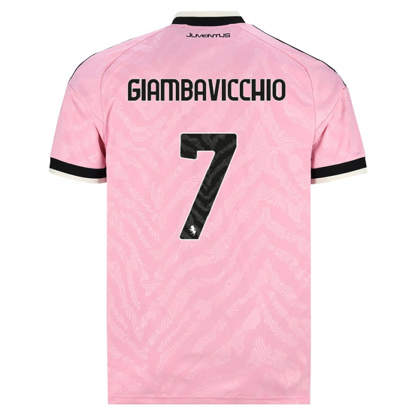 Danxen Men Franco Giambavicchio #7 Pink Black Away Jersey 2026/27 T-Shirt