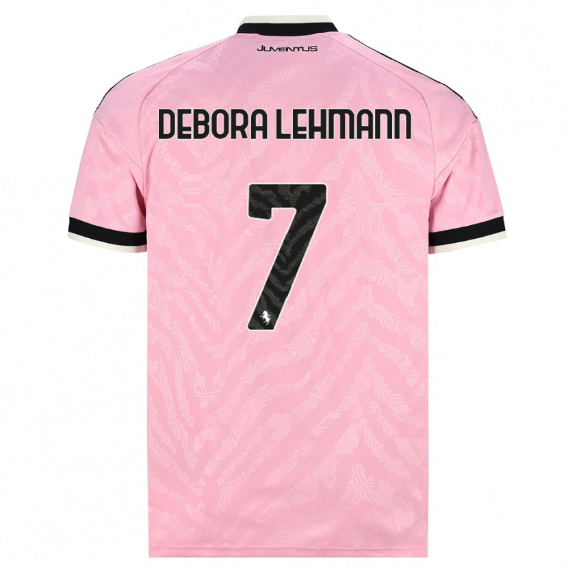 Danxen Men Alisha Debora Lehmann #7 Pink Black Away Jersey 2026/27 T-Shirt