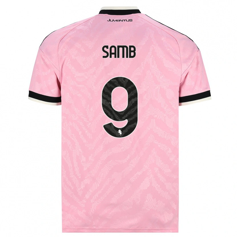 Danxen Men Demba Samb #9 Pink Black Away Jersey 2026/27 T-Shirt