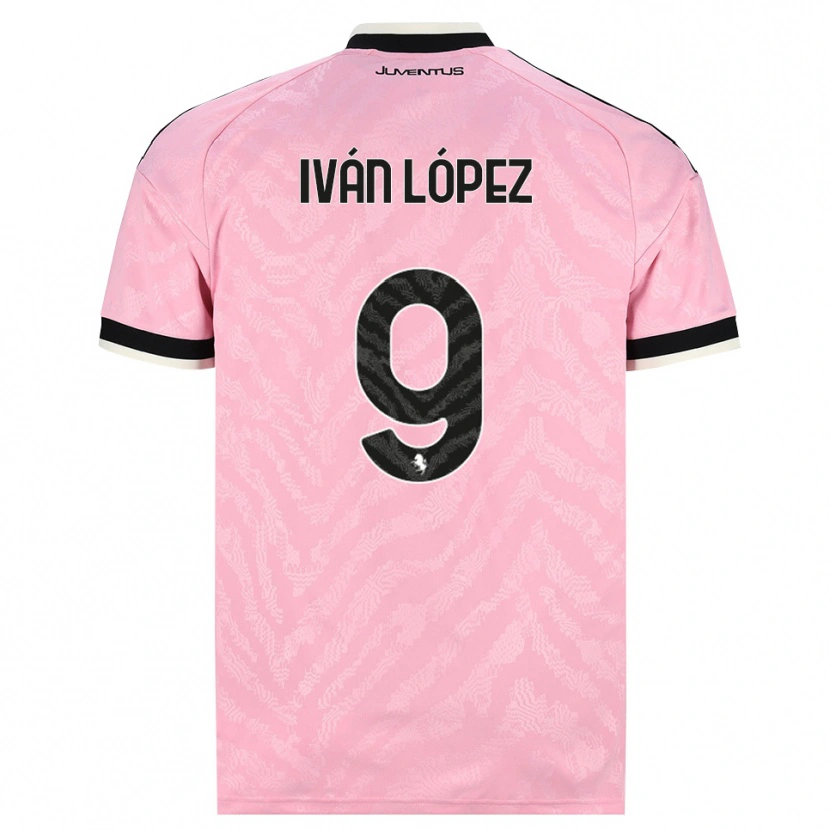 Danxen Men Iván López #9 Pink Black Away Jersey 2026/27 T-Shirt