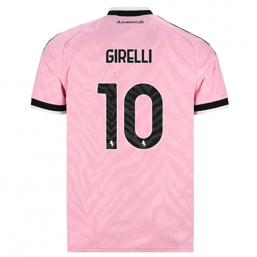 Danxen Men Cristiana Girelli #10 Pink Black Away Jersey 2026/27 T-Shirt