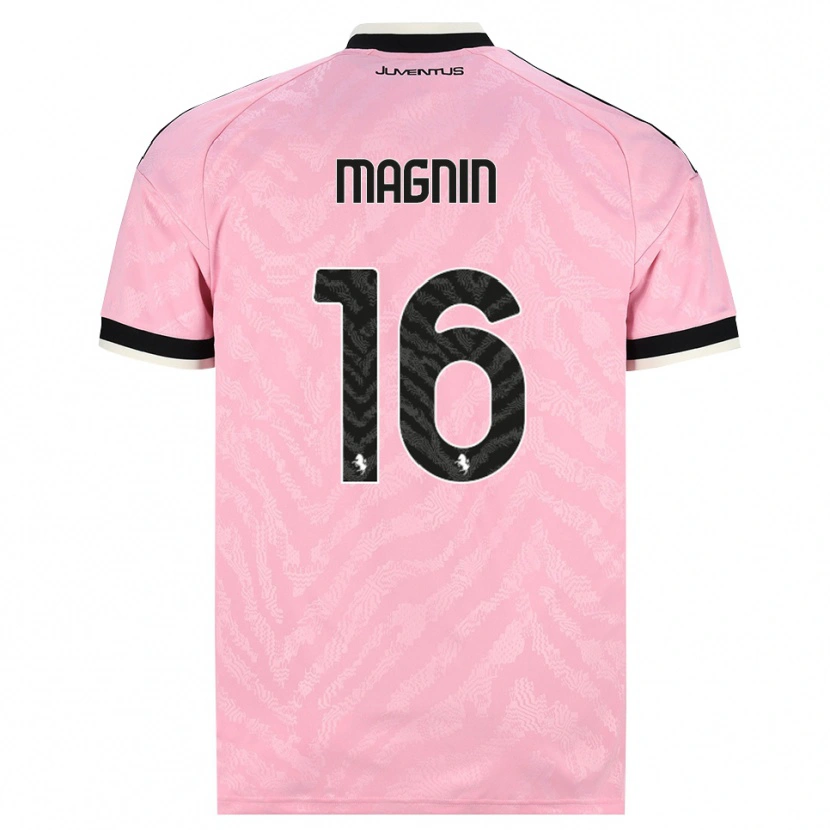 Danxen Men Pauline Peyraud-Magnin #16 Pink Black Away Jersey 2026/27 T-Shirt