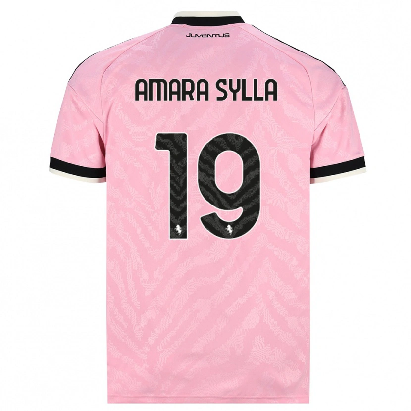 Danxen Men Idris Amara Sylla #19 Pink Black Away Jersey 2026/27 T-Shirt
