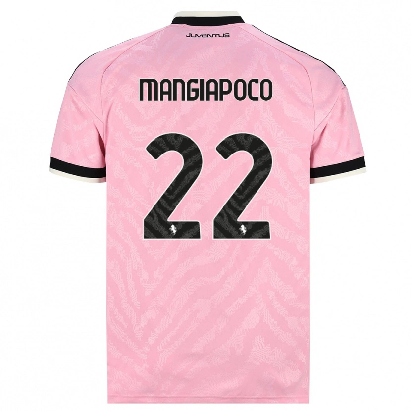 Danxen Men Stefano Mangiapoco #22 Pink Black Away Jersey 2026/27 T-Shirt
