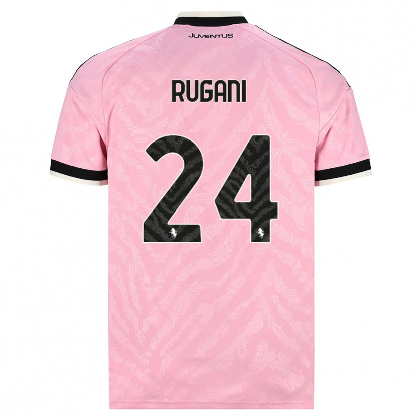 Danxen Men Daniele Rugani #24 Pink Black Away Jersey 2026/27 T-Shirt
