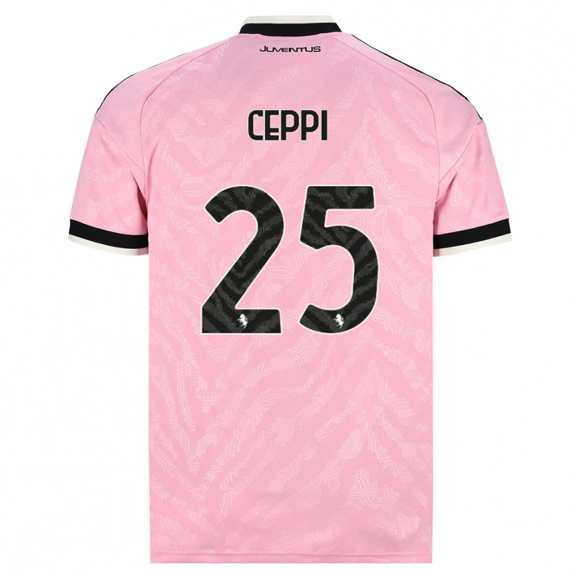Danxen Men Paolo Ceppi #25 Pink Black Away Jersey 2026/27 T-Shirt