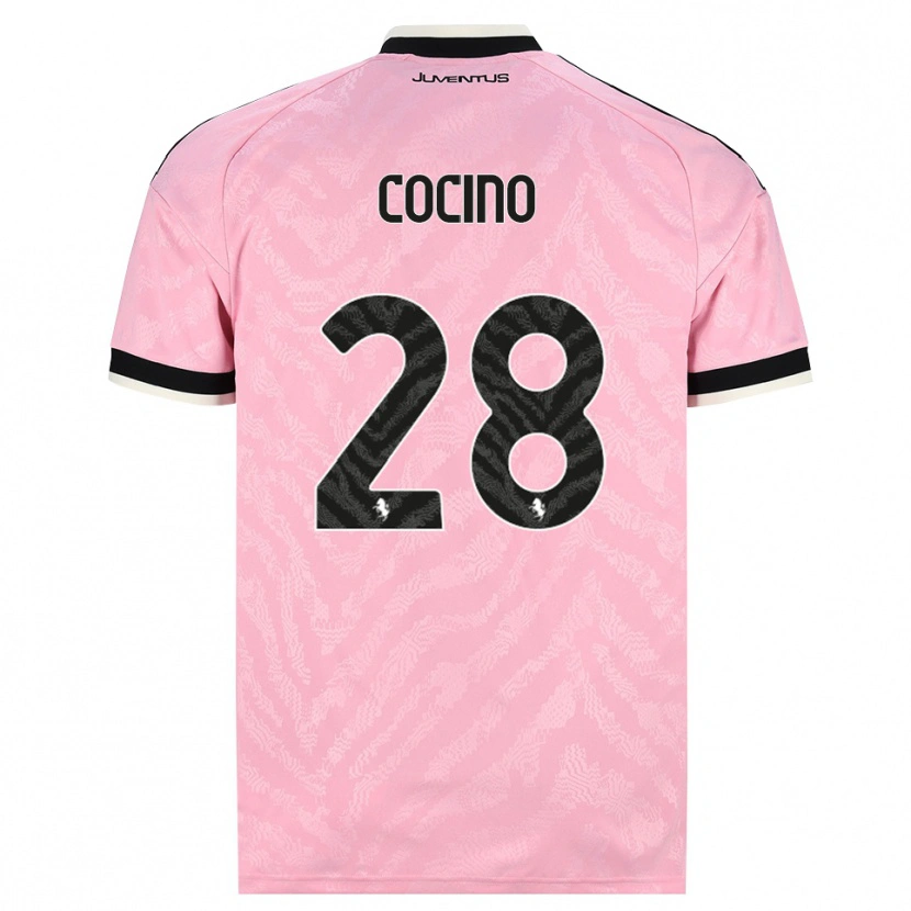 Danxen Men Martina Cocino #28 Pink Black Away Jersey 2026/27 T-Shirt