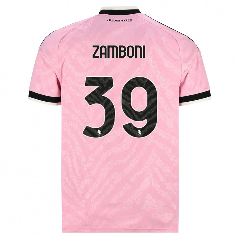 Danxen Men Marta Zamboni #39 Pink Black Away Jersey 2026/27 T-Shirt