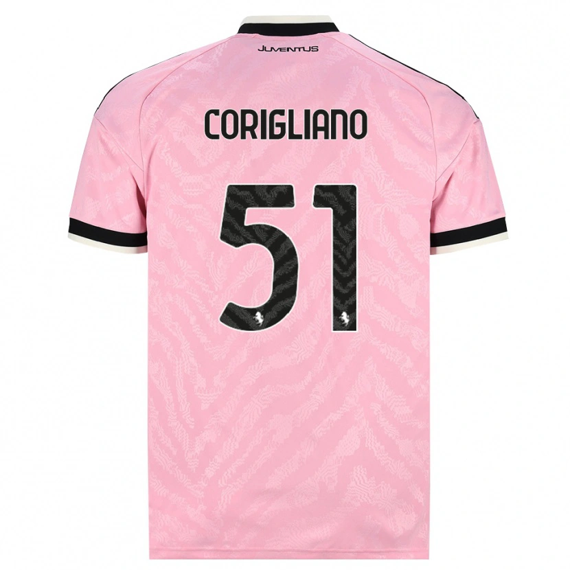 Danxen Men Thomas Corigliano #51 Pink Black Away Jersey 2026/27 T-Shirt