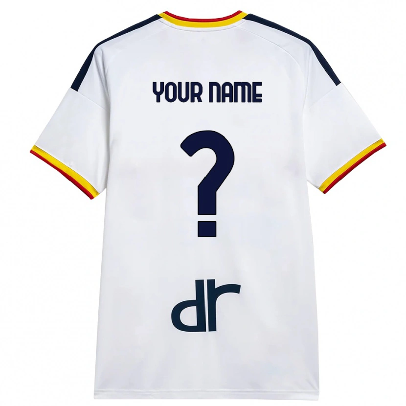 Danxen Men Your Name #0 White Yellow Red Away Jersey 2026/27 T-Shirt