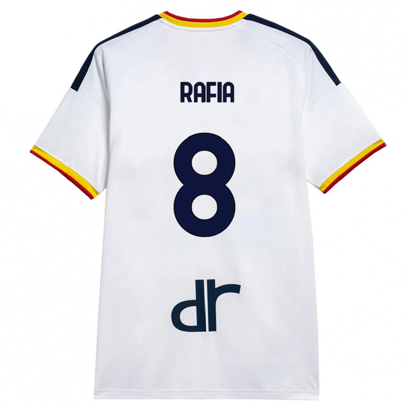 Danxen Men Hamza Rafia #8 White Yellow Red Away Jersey 2026/27 T-Shirt