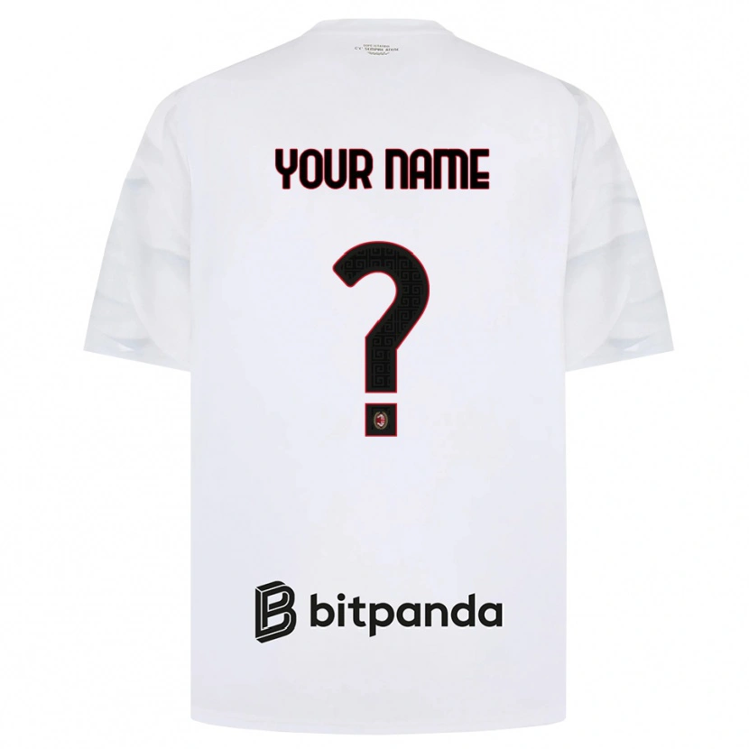 Danxen Men Your Name #0 White Red Black Away Jersey 2026/27 T-Shirt