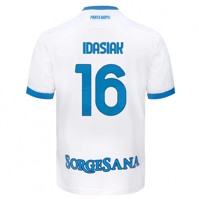 Danxen Men Hubert Idasiak #16 White Sky Blue Away Jersey 2026/27 T-Shirt