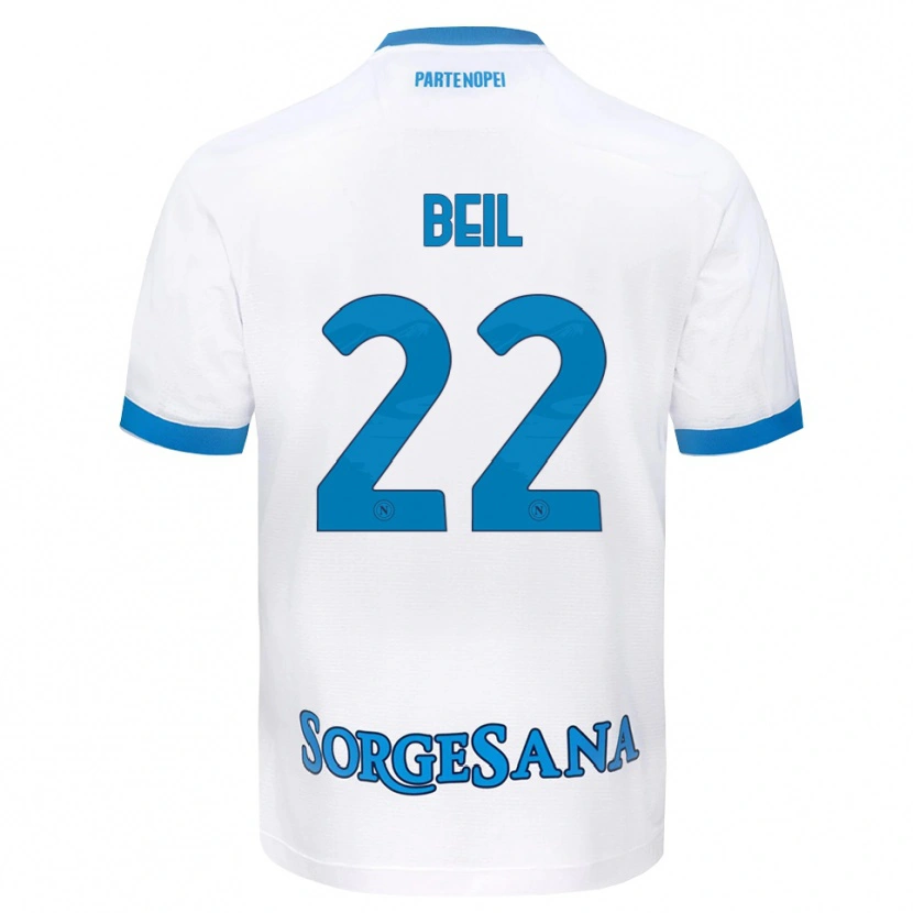 Danxen Men Vivien Beil #22 White Sky Blue Away Jersey 2026/27 T-Shirt