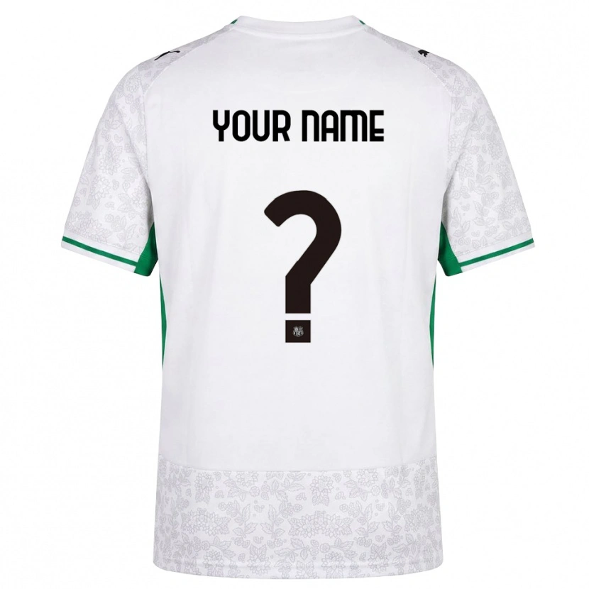 Danxen Men Your Name #0 White Black Green Away Jersey 2026/27 T-Shirt