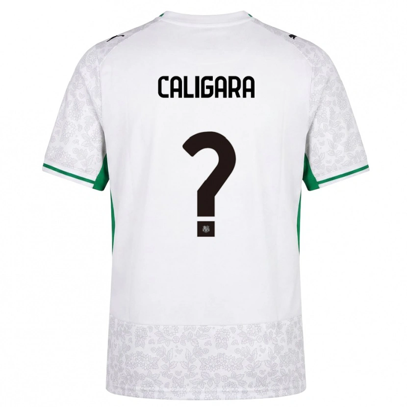 Danxen Men Fabrizio Caligara #0 White Black Green Away Jersey 2026/27 T-Shirt