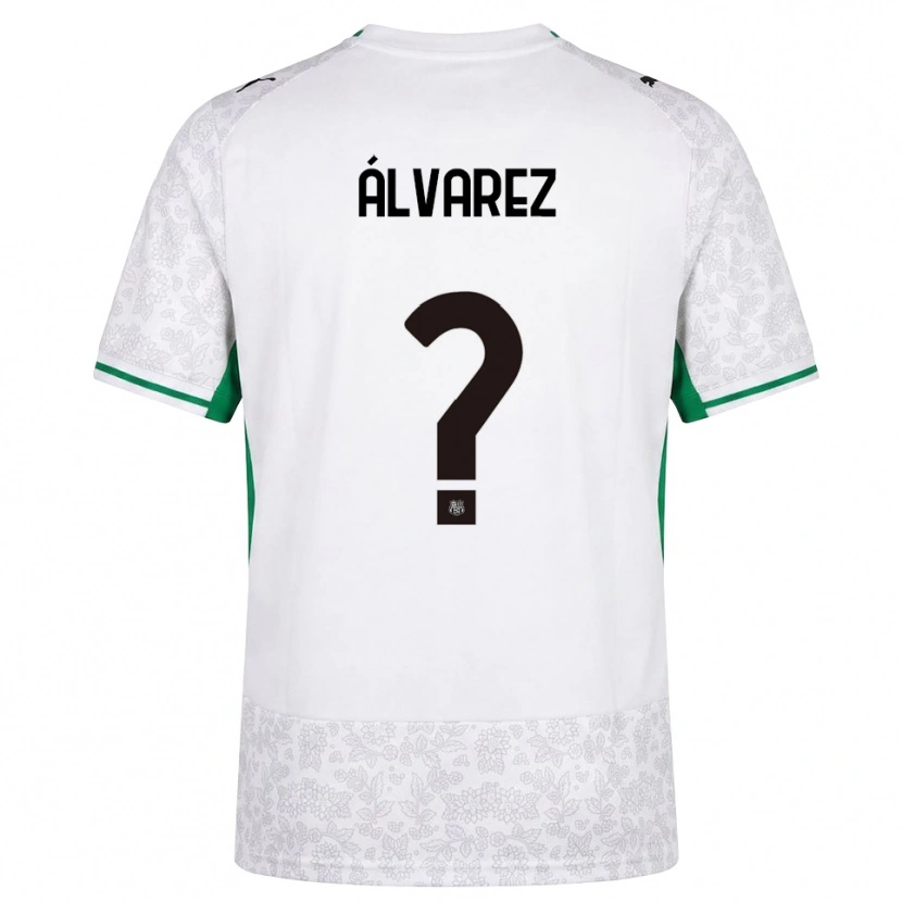 Danxen Men Agustín Álvarez #0 White Black Green Away Jersey 2026/27 T-Shirt