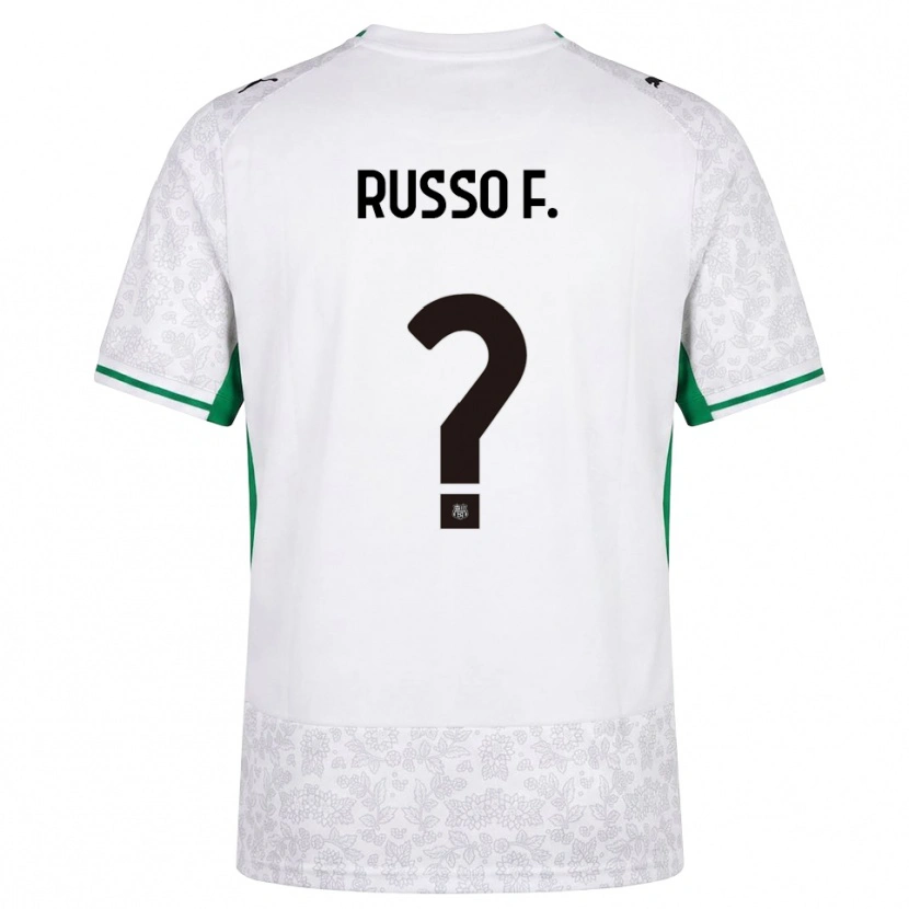Danxen Men Flavio Russo #0 White Black Green Away Jersey 2026/27 T-Shirt
